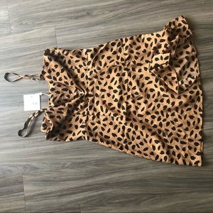 MISSGUIDED PRINTED MINI DRESS